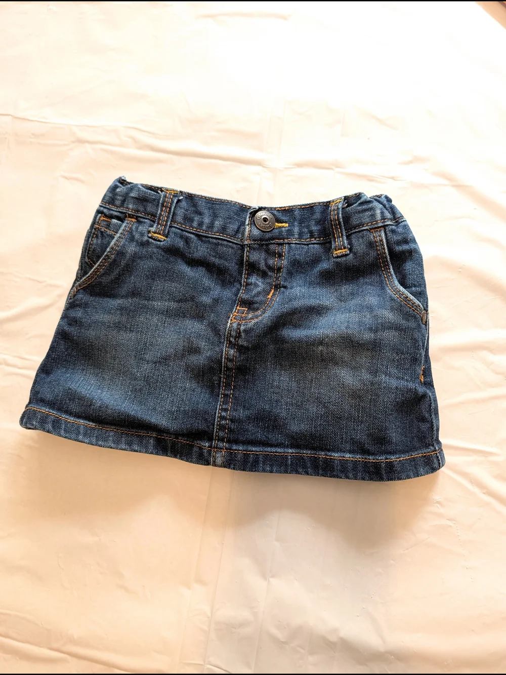 Oshkosh B'Gosh Denim Jean Skirt w/ Built in Panties Girls 2T 24 Months